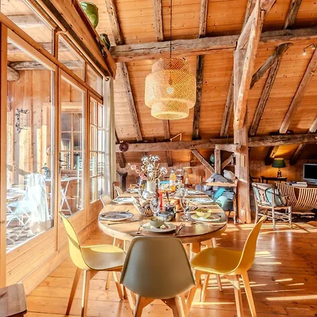 Chalet Slow De L'ourse - Charming Old Stunning View Sauna Pets Ok *