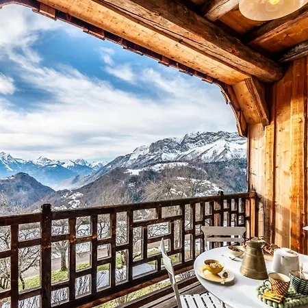 Chalet Slow De L'ourse - Charming Old Stunning View Sauna Pets Ok *