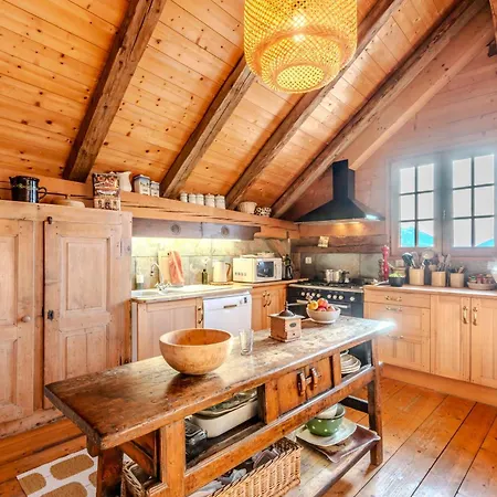 Chalet Slow De L'ourse - Charming Old Stunning View Sauna Pets Ok