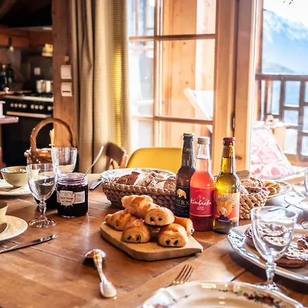 Chalet Slow De L'ourse - Charming Old Stunning View Sauna Pets Ok