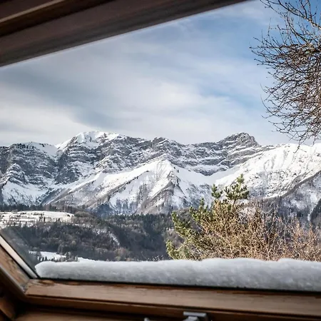 Chalet Slow De L'ourse - Charming Old Stunning View Sauna Pets Ok