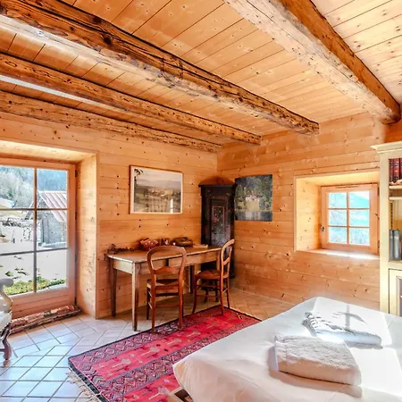 Chalet Slow De L'ourse - Charming Old Stunning View Sauna Pets Ok Serraval