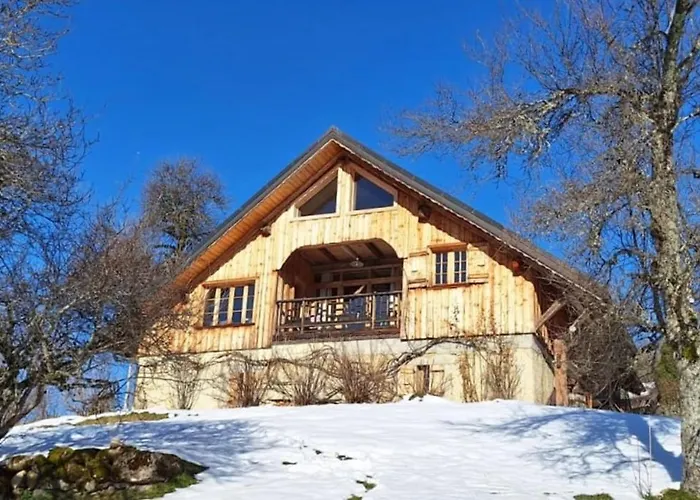 샬레 Slow De L'ourse - Charming Old Stunning View Sauna Pets Ok